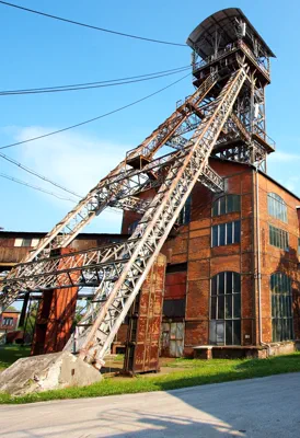 Historical industrial architecture of the Michal Coalmine in Ostrava, a national cultural monument